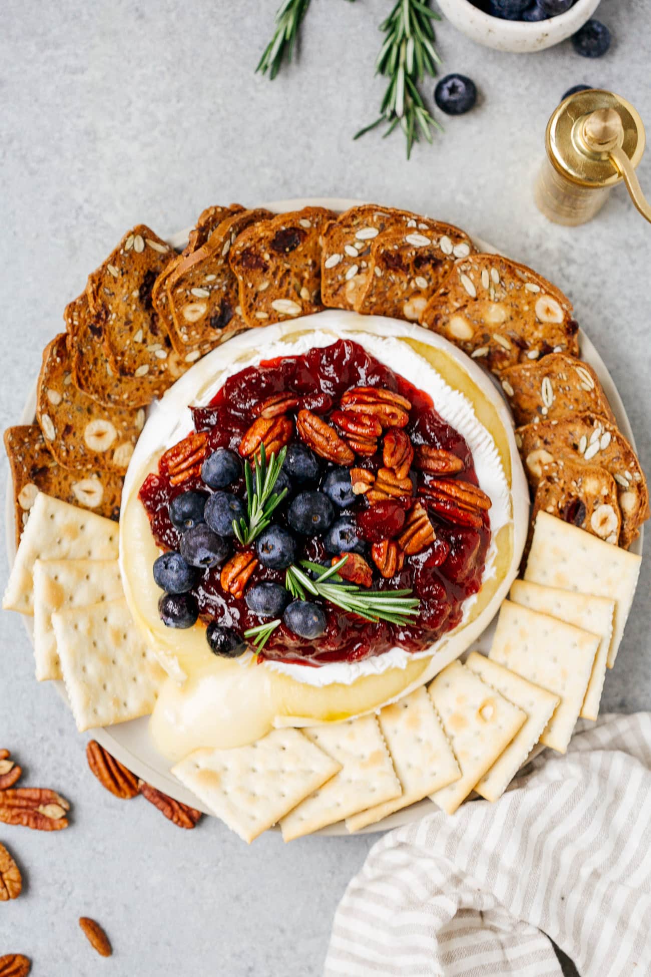 Baked Brie with Cranberry Sauce Primavera Kitchen