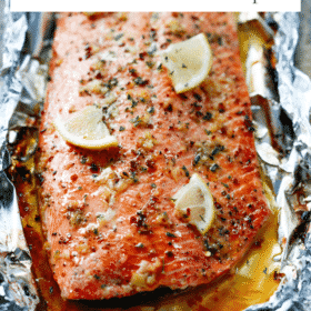 Salmon in foil