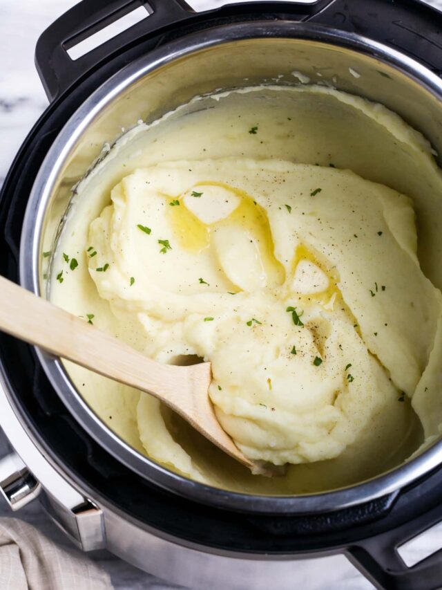 Instant pot mashed potatoes.