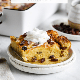 Titled Photo Collage (and shown): French Toast Casserole