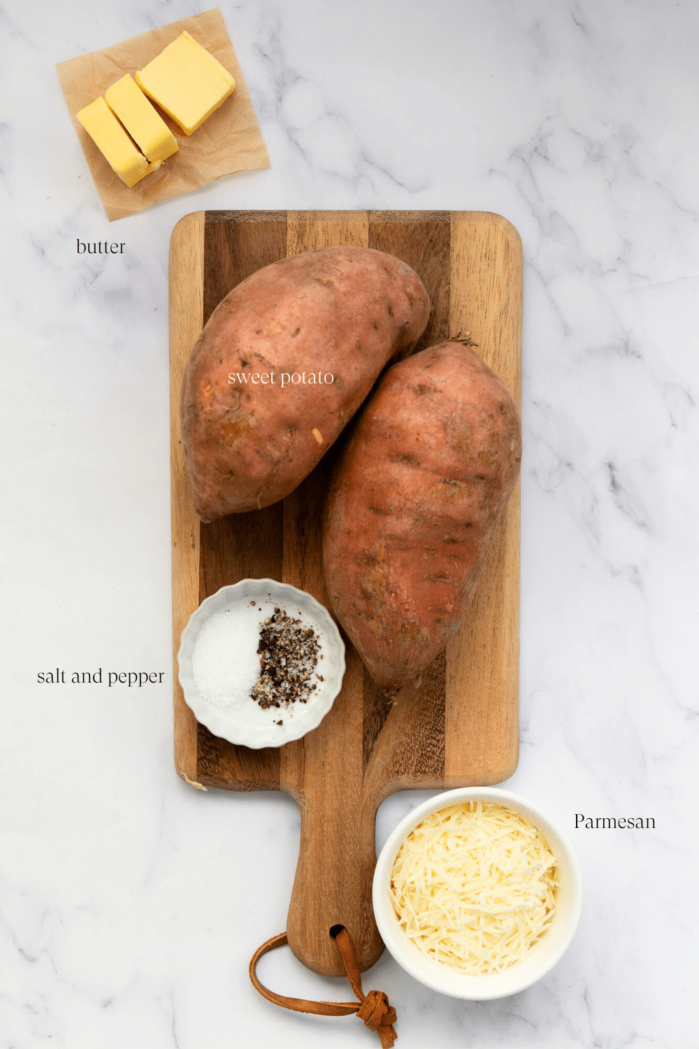 Ingredients for Healthy Mashed Sweet Potatoes