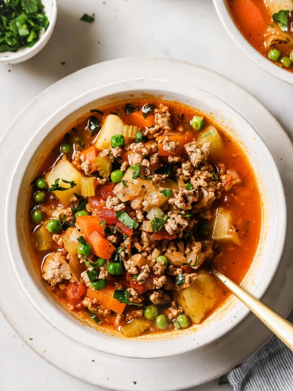Ground Turkey Soup
