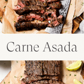 Titled Photo Collage (and shown): Carne Asada