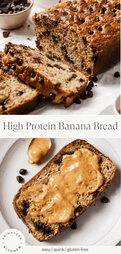 High Protein Banana Bread | Primavera Kitchen