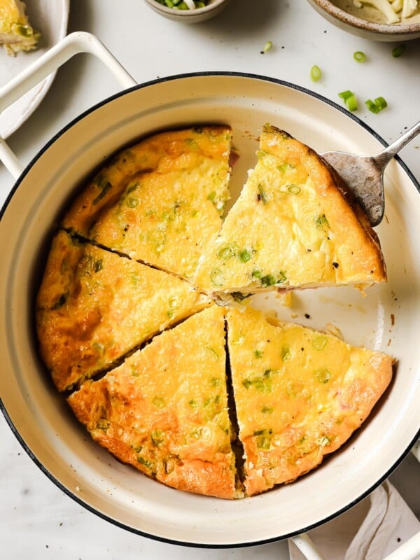 Crustless Ham and Cheese Quiche