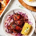 Baked BBQ Chicken Thighs