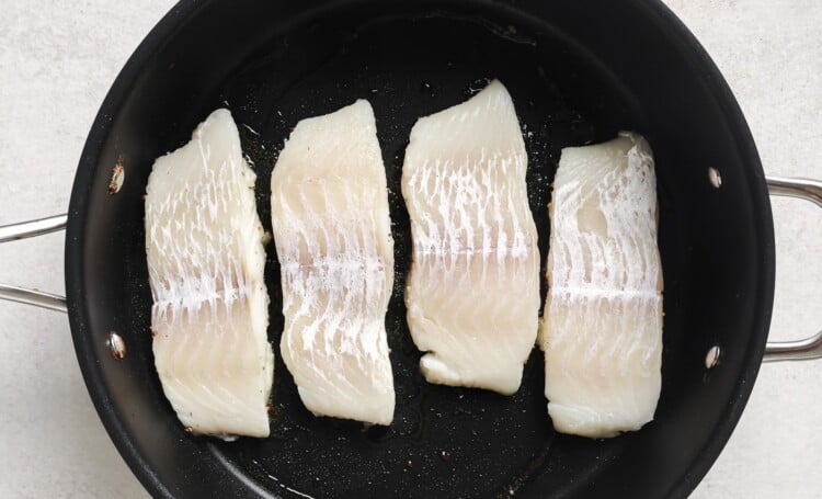 raw Haddock fillets