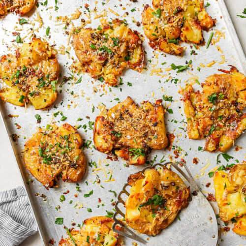 Smashed Potatoes – Buttery, Crispy Edges & Fluffy Inside!