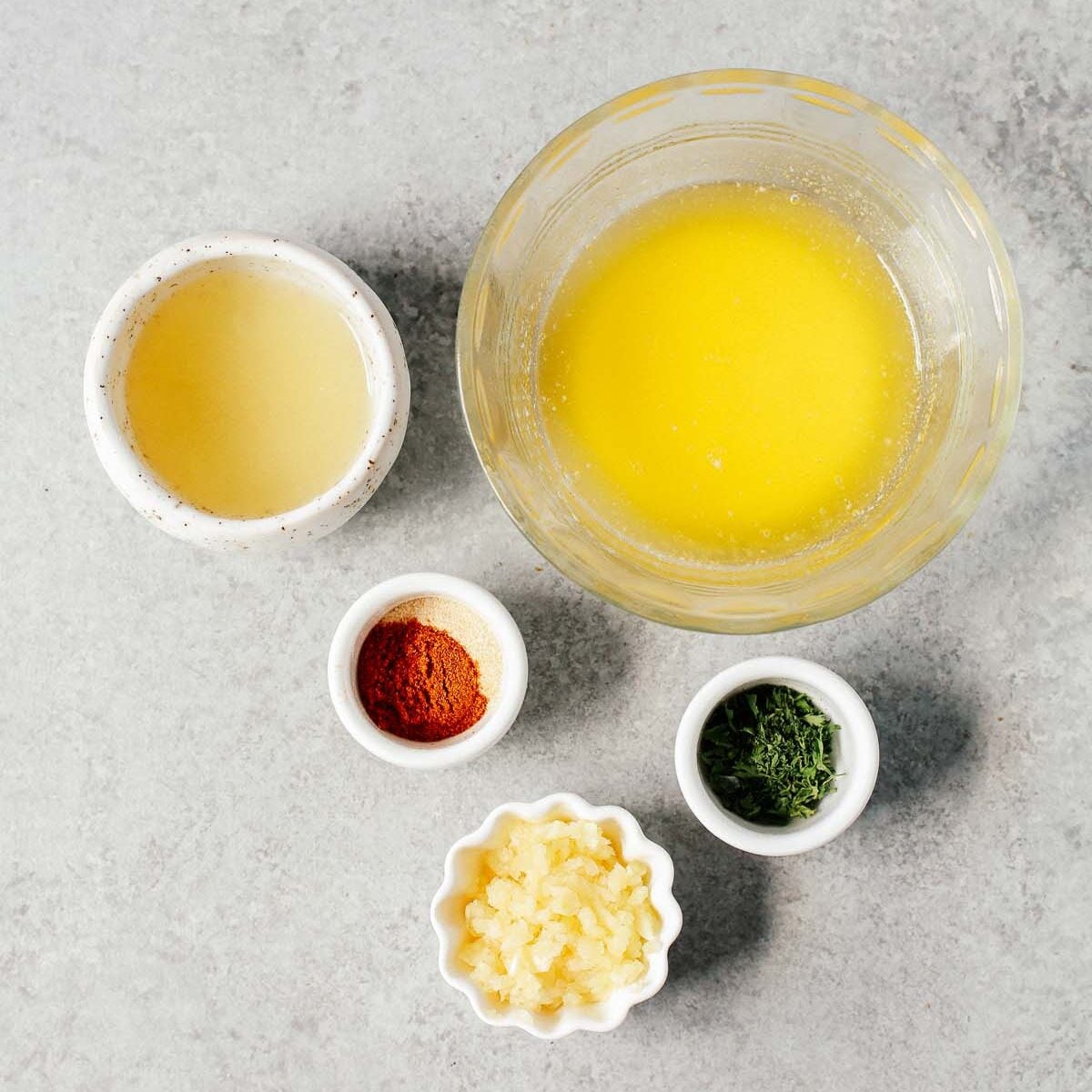 ingredients on a countertop to make tilapia